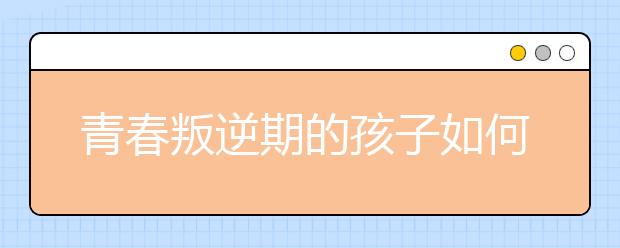 青春叛逆期的孩子如何教育孩子叛逆期家長怎么做