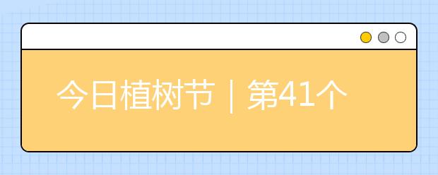 今日植樹節(jié)｜第41個植樹節(jié)，“護身秘籍”家長一定要告訴孩子