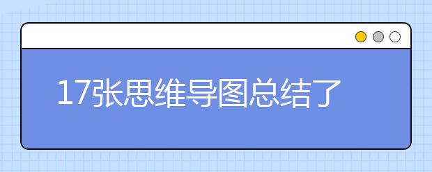 17張思維導(dǎo)圖總結(jié)了小學(xué)所有英語單詞