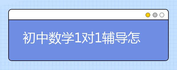 初中數(shù)學1對1輔導怎么做？怎么進行初中數(shù)學1對1輔導？