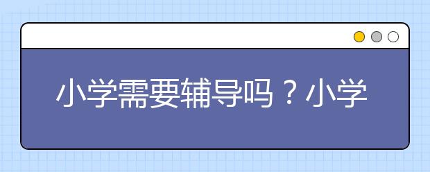 小学需要辅导吗？小学生可以参加辅导班吗？