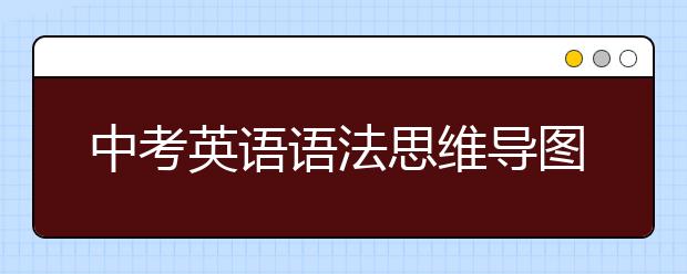 中考英语语法思维导图