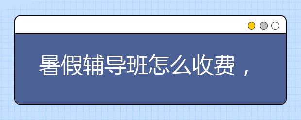 暑假辅导班怎么收费，暑假辅导班能够提高孩子成绩吗