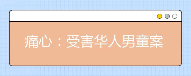 痛心：受害华人男童案处置不力 马德里市府被批失职