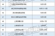 2020年国庆后开学的院校汇总