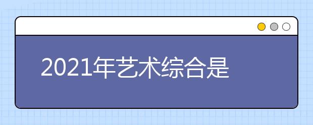 2021年艺术综合是什么意思？综合分怎么计算？