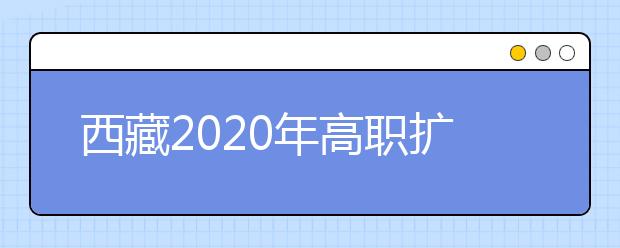 西藏2020年高职扩招录取结果查询渠道