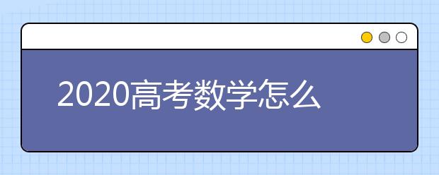 2020高考數(shù)學怎么復習