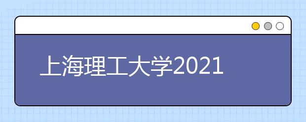 上海理工大學(xué)2021年藝術(shù)類專業(yè)招生簡章