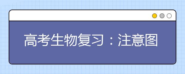 高考生物復(fù)習(xí)：注意圖表的整理