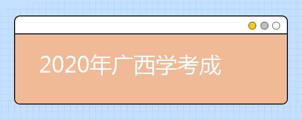 2020年广西学考成绩查询时间及网址