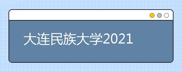 大连民族大学2021年艺术类专业招生简章