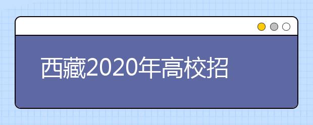 西藏2020年高校招生規(guī)定發(fā)布 3月20日至31日網(wǎng)上報(bào)名