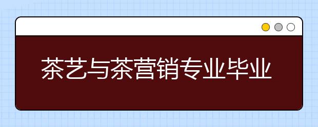 茶艺与茶营销专业毕业出来干什么？