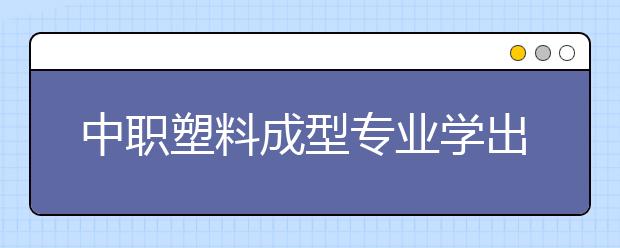 中职塑料成型专业学出来有什么前途?