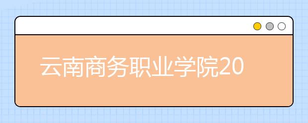 云南商务职业学院2021年招生计划