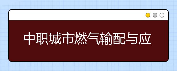 中職城市燃?xì)廨斉渑c應(yīng)用專業(yè)主要學(xué)什么?