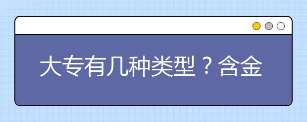 大專有幾種類型？含金量有差異