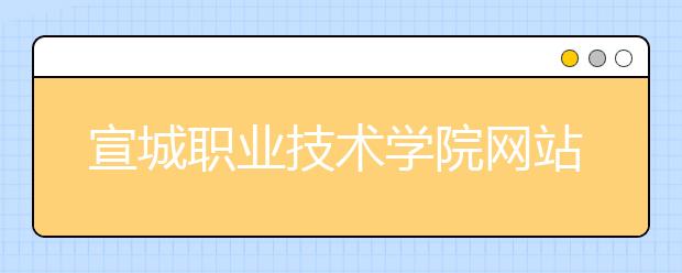 宣城職業(yè)技術(shù)學院網(wǎng)站網(wǎng)址