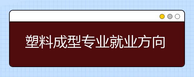 塑料成型專業(yè)就業(yè)方向有哪些？