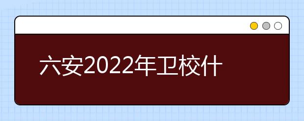 六安2022年卫校什么专业适合女生