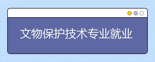 文物保护技术专业就业方向有哪些？