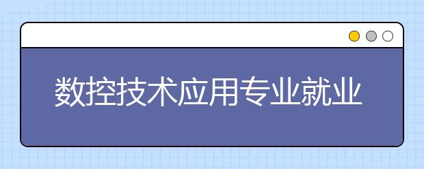 數(shù)控技術(shù)應(yīng)用專業(yè)就業(yè)方向有哪些？