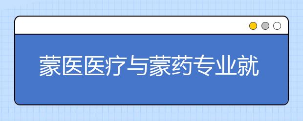 蒙醫(yī)醫(yī)療與蒙藥專業(yè)就業(yè)方向有哪些？