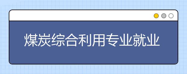 煤炭綜合利用專業(yè)就業(yè)方向有哪些？