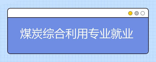 煤炭綜合利用專業(yè)就業(yè)方向有哪些？