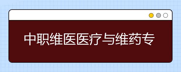 中职维医医疗与维药专业主要学什么?