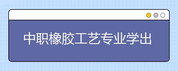 中職橡膠工藝專業(yè)學(xué)出來有什么前途?