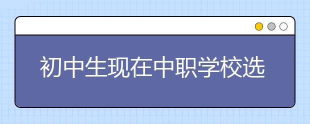 初中生現(xiàn)在中職學校選什么專業(yè)好？