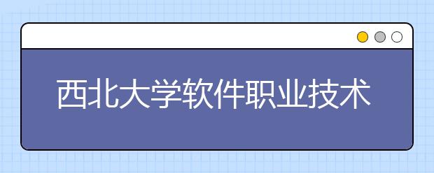 西北大学软件职业技术学院单招简章