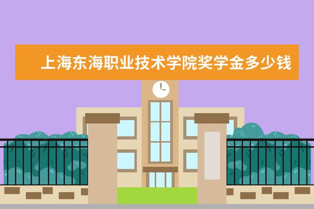 上海东海职业技术学院奖学金多少钱  上海东海职业技术学院奖学金设置情况