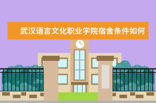 武漢語言文化職業(yè)學院宿舍條件如何  武漢語言文化職業(yè)學院宿舍有空調(diào)嗎