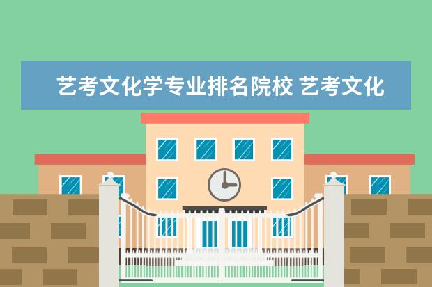 艺考文化学专业排名院校 艺考文化课哪个学校好