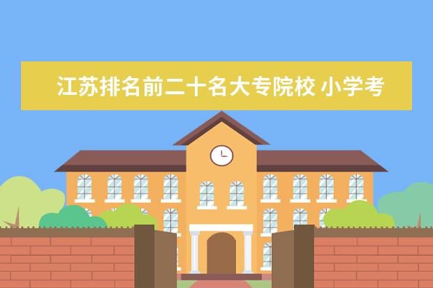 江苏排名前二十名大专院校 小学考初中最少要多少分才考得进,多少分才考得上最...