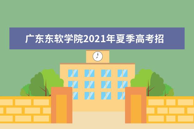 广东东软学院2021年夏季高考招生章程  怎样