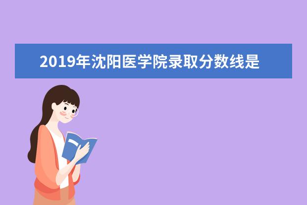 2019年沈阳医学院录取分数线是多少  怎样