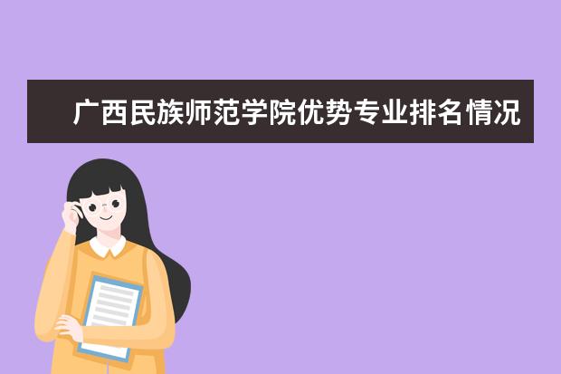 广西民族师范学院优势专业排名情况及最好的专业有哪些 贵州大学明德学院优势专业排名情况及最好的专业有哪些