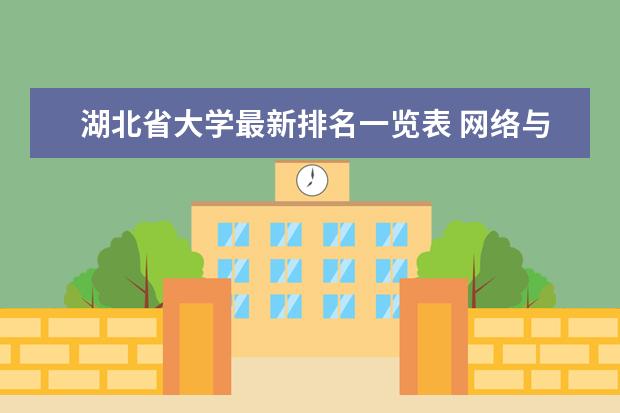 湖北省大学最新排名一览表 网络与新媒体专业大学最新排名