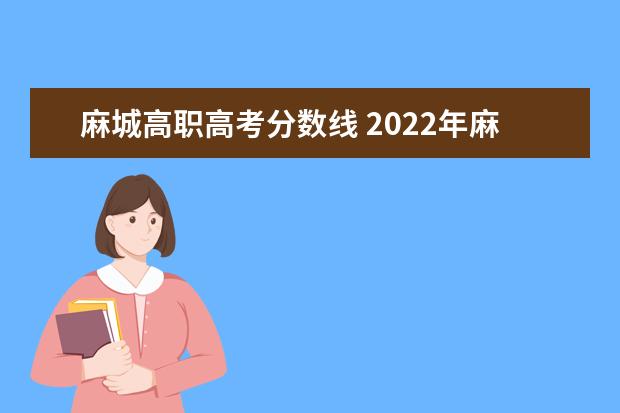 麻城高职高考分数线 2022年麻城实高中考分数线