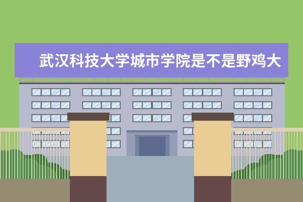 武汉科技大学城市学院是不是野鸡大学 武汉科技大学城市学院是几本