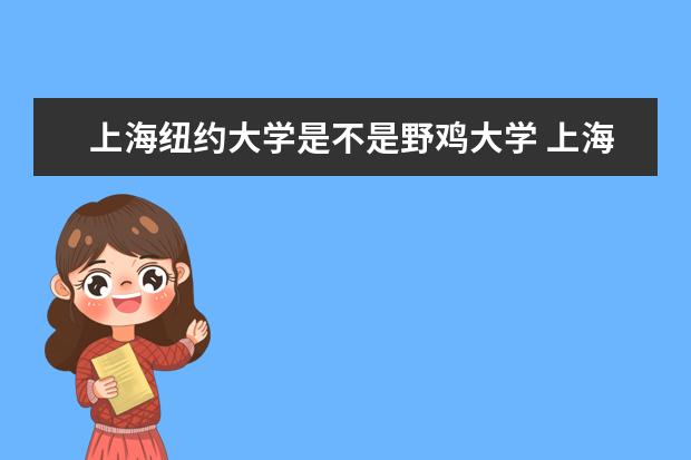 上海纽约大学是不是野鸡大学 上海纽约大学是几本