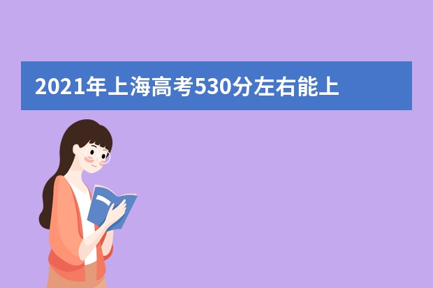 2021年上海高考530分左右能上什么樣的大學