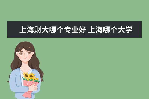 上海财大哪个专业好 上海哪个大学会计专业最好