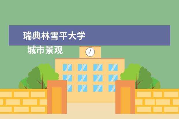 瑞典林雪平大学 
  城市景观