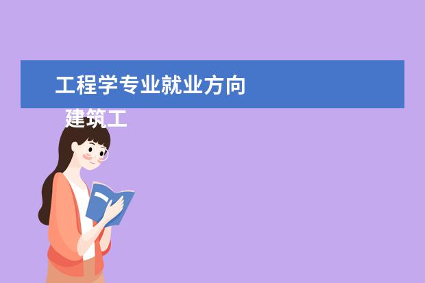 工程学专业就业方向    建筑工程技术专业培养目标