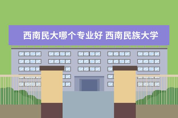 西南民大哪個專業(yè)好 西南民族大學最好的專業(yè)